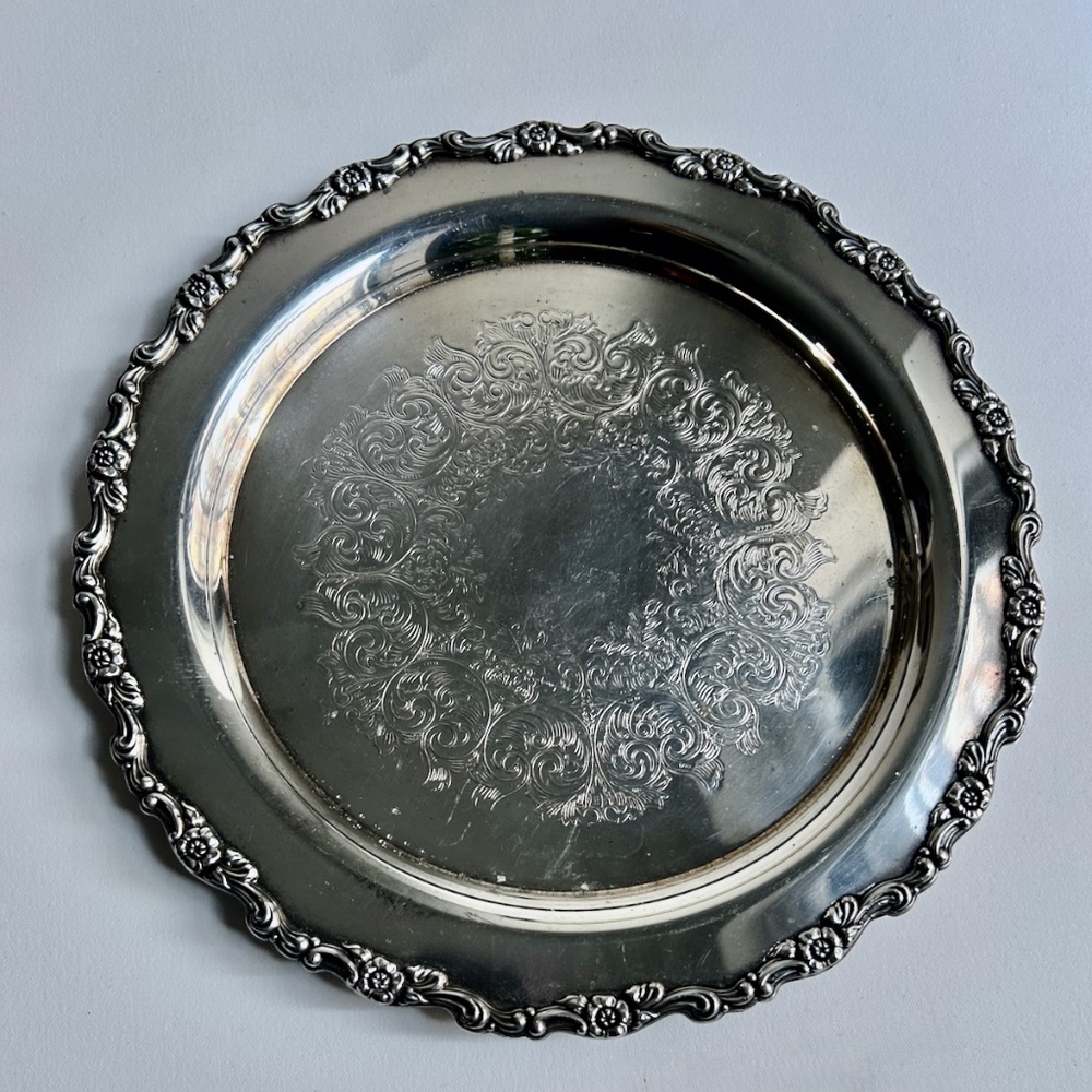 Vintage Wm. A. Rogers for Oneida "Royal Provincial" Silver Plate Tray